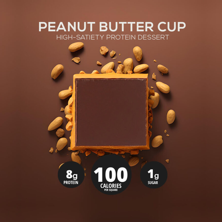 Peanut Butter Cup Squares (12 Square Pack)