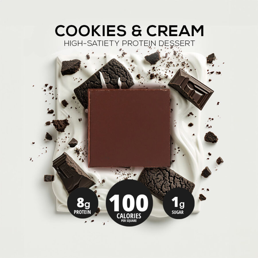 Cookies and Cream Squares (12 Square Pack)