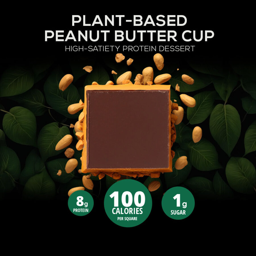 Vegan Peanut Butter Cup Squares (12 Square Pack)